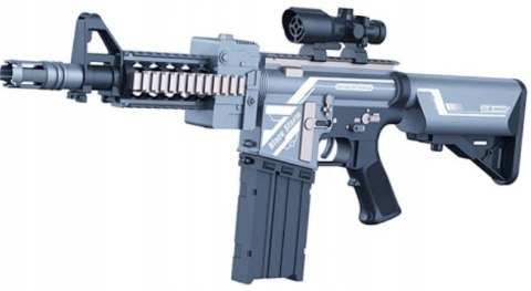 AUTOMATYCZNY KARABIN PISTOLET M4 BLAZE 40 POCISKÓW AUTOMATYCZNY KARABIN PISTOLET M4 BLAZE 40 POCISKÓW