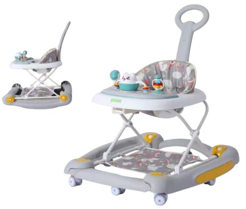 CHODZIK DLA DZIECI 2w1 PCHACZ DZASZEK MATA POD NÓŻKI FUNKCJA BUJANIA JAKOŚĆ