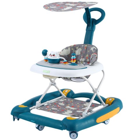 CHODZIK DLA DZIECI 2w1 PCHACZ DZASZEK MATA POD NÓŻKI FUNKCJA BUJANIA JAKOŚĆ