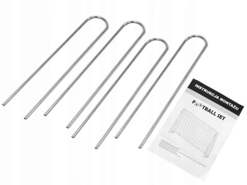 Duża Bramka Piłkarska do Piłki Nożnej 240x150x90 cm Meral Stadion w Domu