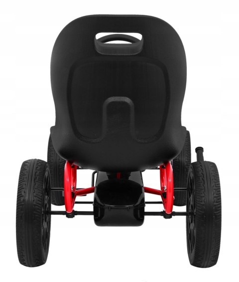Gokart na Pedały dla dzieci Licencja ABARTH Koła EVA Wolny Bieg Czarny Gokart na Pedały dla dzieci Licencja ABARTH Koła EVA Wolny Bieg Czarny