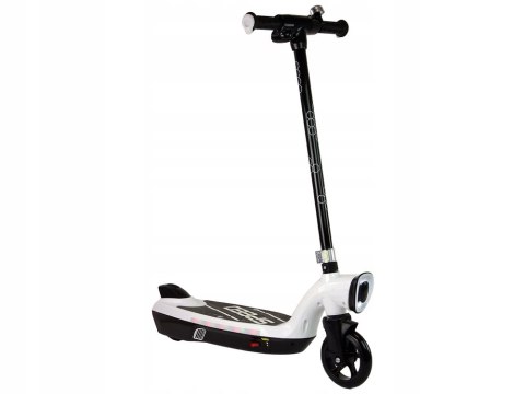 Hulajnoga Elektryczna dla Dzieci 12V 11km/h do 50kg LED Biała Hulajnoga Elektryczna dla Dzieci 12V 11km/h do 50kg LED Biała