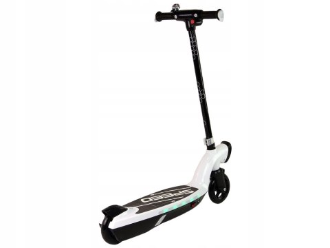 Hulajnoga Elektryczna dla Dzieci 12V 11km/h do 50kg LED Biała Hulajnoga Elektryczna dla Dzieci 12V 11km/h do 50kg LED Biała