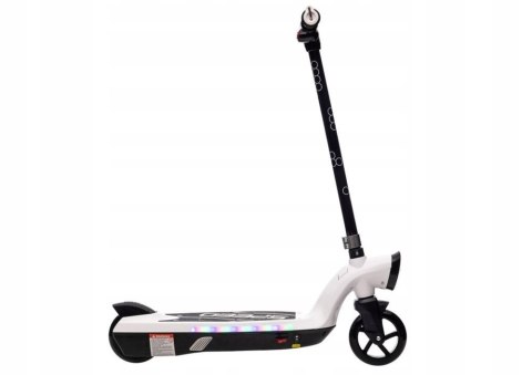 Hulajnoga Elektryczna dla Dzieci 12V 11km/h do 50kg LED Biała Hulajnoga Elektryczna dla Dzieci 12V 11km/h do 50kg LED Biała