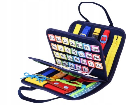 Materiałowa Kolorowa Książka Manipulacyjna Sensoryczna dla Dzieci