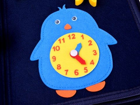 Materiałowa Kolorowa Książka Manipulacyjna Sensoryczna dla Dzieci