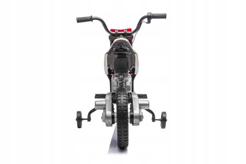 Motor Cross 2 Silniki 12V Ekoskóra Piankowe Koła Czerwony