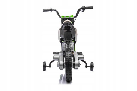 Motor Cross 2 Silniki 12V Ekoskóra Piankowe Koła Zielony