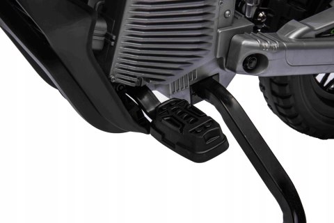 Motor Cross 2 Silniki 12V Ekoskóra Piankowe Koła Zielony