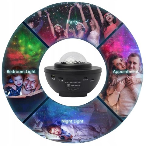 PROJEKTOR GWIAZD RZUTNIK STAR LED LAMPKA NOCNA PROJEKTOR GWIAZD RZUTNIK STAR LED LAMPKA NOCNA