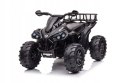 Quad Na Akumulator 2x45W Aku 12V Ekoskóra Piankowe Koła Czarny