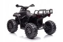 Quad Na Akumulator 2x45W Aku 12V Ekoskóra Piankowe Koła Czarny