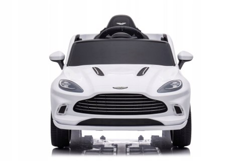 Aston Martin DBX na LIcencji 4 Silniki 12V Ekoskóra Piankowe Koła Biały