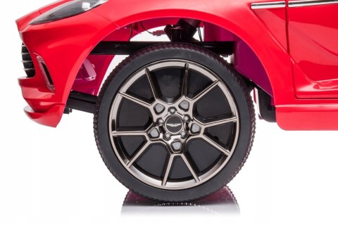 Aston Martin DBX na LIcencji 4 Silniki 12V Ekoskóra Piankowe Koła Czerwony