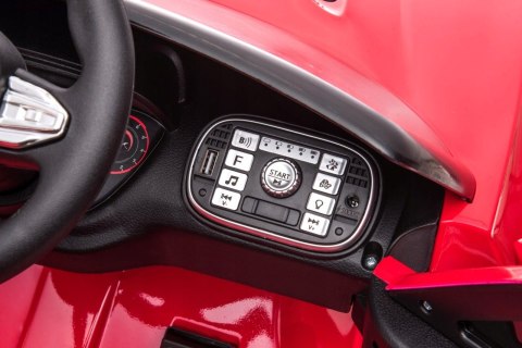 Aston Martin DBX na LIcencji 4 Silniki 12V Ekoskóra Piankowe Koła Czerwony