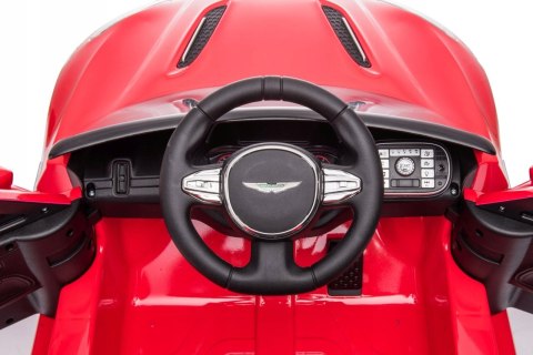 Aston Martin DBX na LIcencji 4 Silniki 12V Ekoskóra Piankowe Koła Czerwony