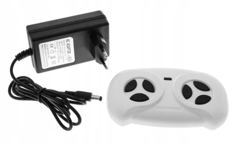 Auto Terenowe JEEP Biały 4 Silniki 12V Ekoskóra Piankowe Koła