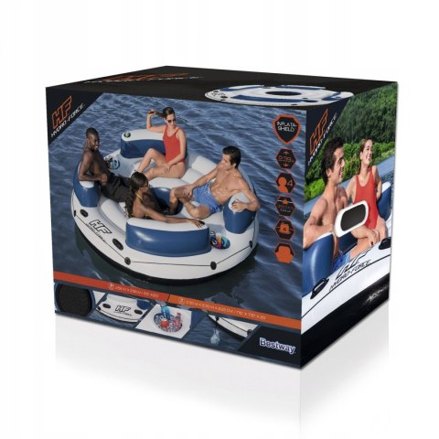 Dmuchana Wyspa do Pływania 4-osobowa BESTWAY 239cm 4 Poduszki Dmuchana Wyspa do Pływania 4-osobowa BESTWAY 239cm 4 Poduszki
