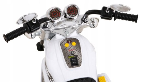 Motor Motorek Chopper 1 Silnik 25W Aku 6V Biały