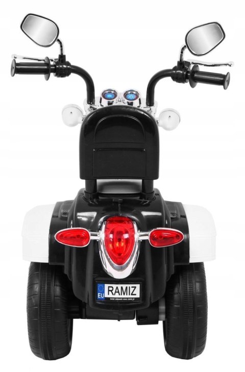 Motor Motorek Chopper na Akumulator Biały