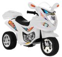 Motor Motorek Skuter 1 Silnik 6V Dźwięki Światło Biały