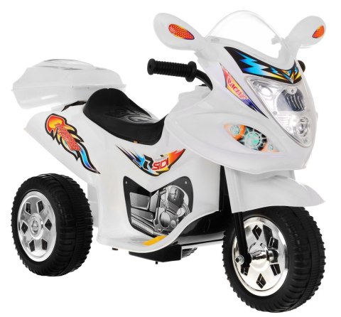 Motor Motorek Skuter 1 Silnik 6V Dźwięki Światło Biały Motor Motorek Skuter 1 Silnik 6V Dźwięki Światło Biały