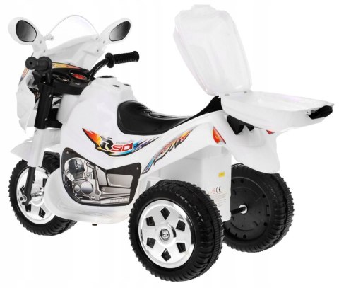 Motor Motorek Skuter 1 Silnik 6V Dźwięki Światło Biały Motor Motorek Skuter 1 Silnik 6V Dźwięki Światło Biały