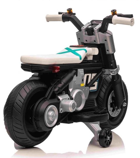Motor Motorek na Akumulator Światło Dźwięki Biały Motor Motorek na Akumulator Światło Dźwięki Biały