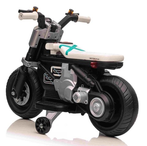 Motor Motorek na Akumulator Światło Dźwięki Biały Motor Motorek na Akumulator Światło Dźwięki Biały