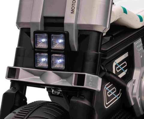 Motor Motorek na Akumulator Światło Dźwięki Biały Motor Motorek na Akumulator Światło Dźwięki Biały