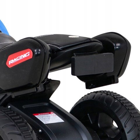 Motor Motorek na Akumulator dla Dzieci Światło Dźwięk Niebieski