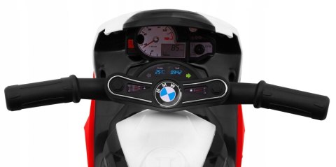 Motor na akumulator BMW S1000RR Licencja Muzyka Skóra Czerwony Jakość