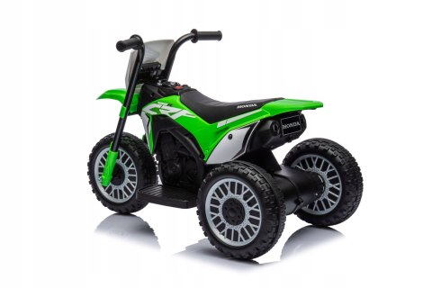 Motorek Cross Honda CRF 450R na Licencji 30W Aku 6V Zielony