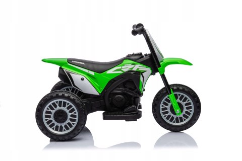 Motorek Cross Honda CRF 450R na Licencji 30W Aku 6V Zielony