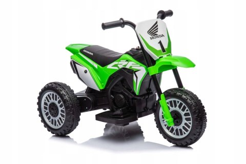 Motorek Cross Honda CRF 450R na Licencji 30W Aku 6V Zielony