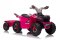 Quad Na Akumulator z Przyczepą 45W 6V Różowy Jakość