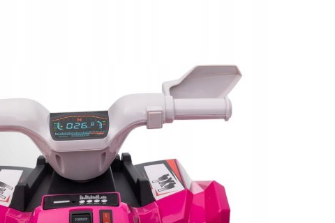 Quad Na Akumulator z Przyczepą 45W 6V Różowy Jakość