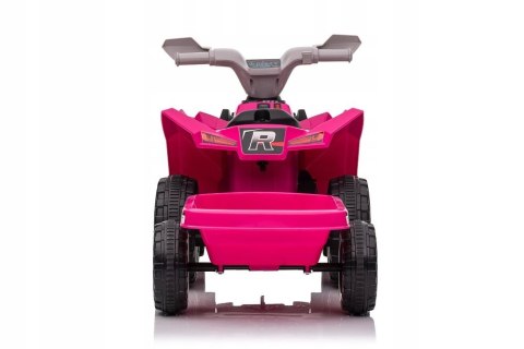 Quad Na Akumulator z Przyczepą 45W 6V Różowy Jakość