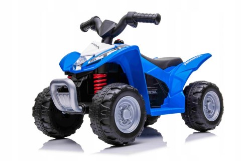 Quad na Akumulator Licencja Honda Ekoskóra LED Silnik 30W 6V Niebieski Quad na Akumulator Licencja Honda Ekoskóra LED Silnik 30W 6V Niebieski