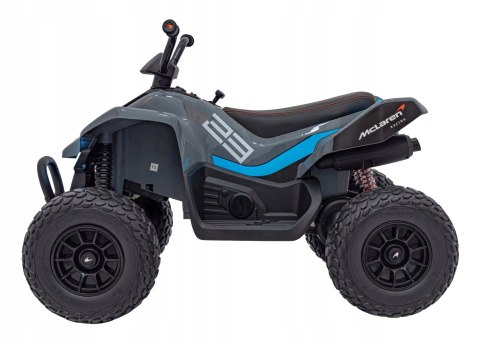 Quad na Akumulator McLaren 4 Silniki 12V Pilot Ekoskóra Piankowe Koła Szary