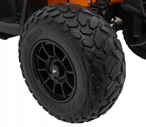 Quad na Akumulator McLaren 4 Silniki 12V Pilot Ekoskóra Piankowe Koła