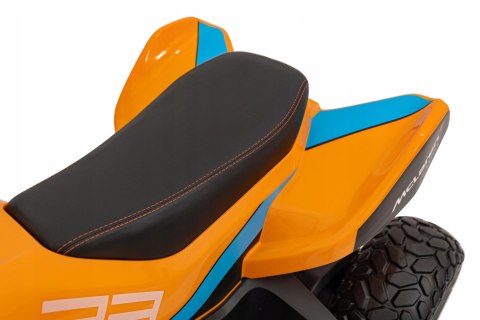 Quad na Akumulator McLaren 4 Silniki 12V Pilot Ekoskóra Piankowe Koła