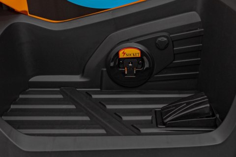 Quad na Akumulator McLaren 4 Silniki 12V Pilot Ekoskóra Piankowe Koła