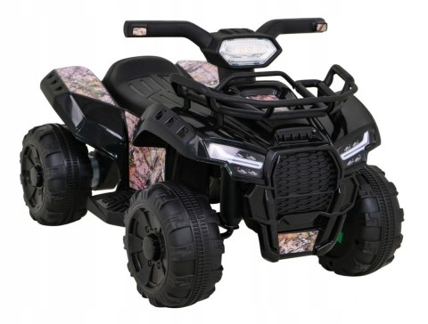 Quad na Akumulator Silnik 25W 6V + MP3 USB + LED Czarny