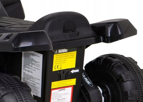 Quad na Akumulator Silnik 25W 6V + MP3 USB + LED Czarny