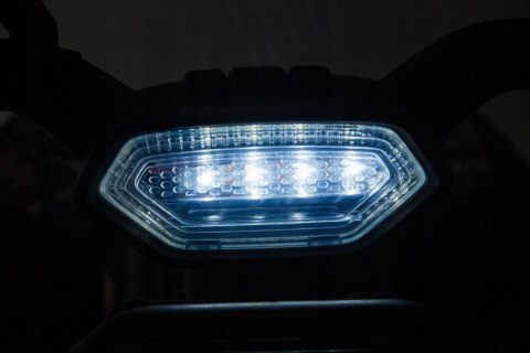 Quad na Akumulator Silnik 25W 6V + MP3 USB + LED Czarny