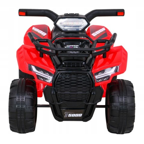 Quad na Akumulator Silnik 25W 6V + MP3 USB + LED Czerwony Quad na Akumulator Silnik 25W 6V + MP3 USB + LED Czerwony
