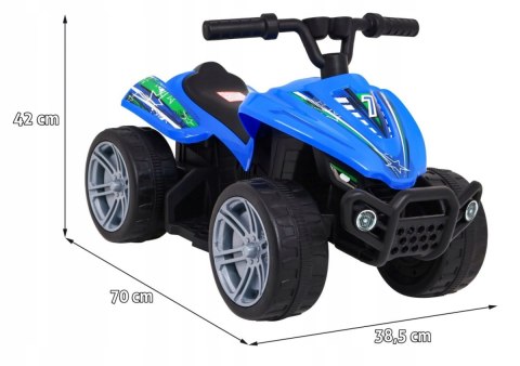 Quad na Akumulator dla Dzieci Monster Niebieski Quad na Akumulator dla Dzieci Monster Niebieski