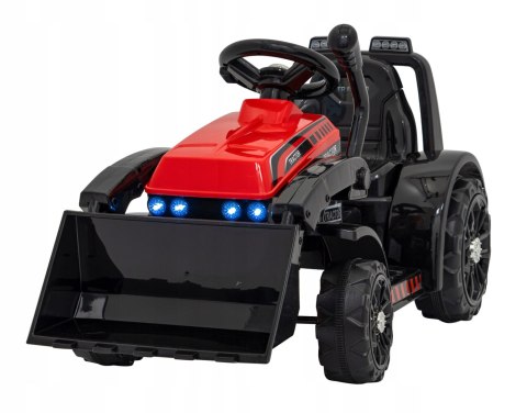 Traktor Spychacz dla Dzieci na Aku 6V Ruchoma Łyżka Dźwięki Czerwony Traktor Spychacz dla Dzieci na Aku 6V Ruchoma Łyżka Dźwięki Czerwony