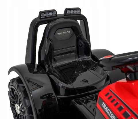 Traktor Spychacz dla Dzieci na Aku 6V Ruchoma Łyżka Dźwięki Czerwony Traktor Spychacz dla Dzieci na Aku 6V Ruchoma Łyżka Dźwięki Czerwony